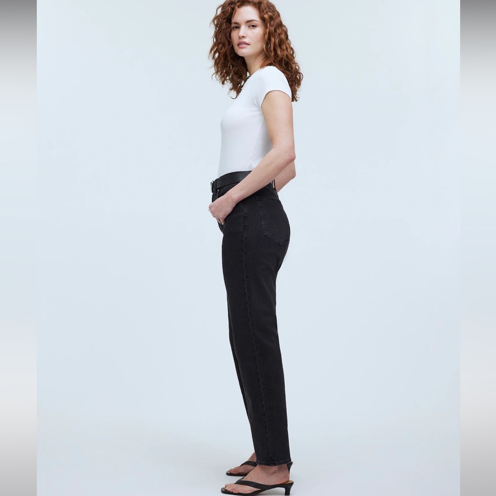 Madewell Black Straight-Leg Jeans - Picture 3 of 12